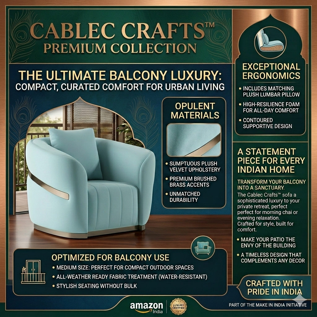 Cablec Crafts™ Selene Luxury Velvet Armchair with Champagne Gold Inlay | Modern Upholstered Tub Chair with Champagne Gold Metal Inlay and Base