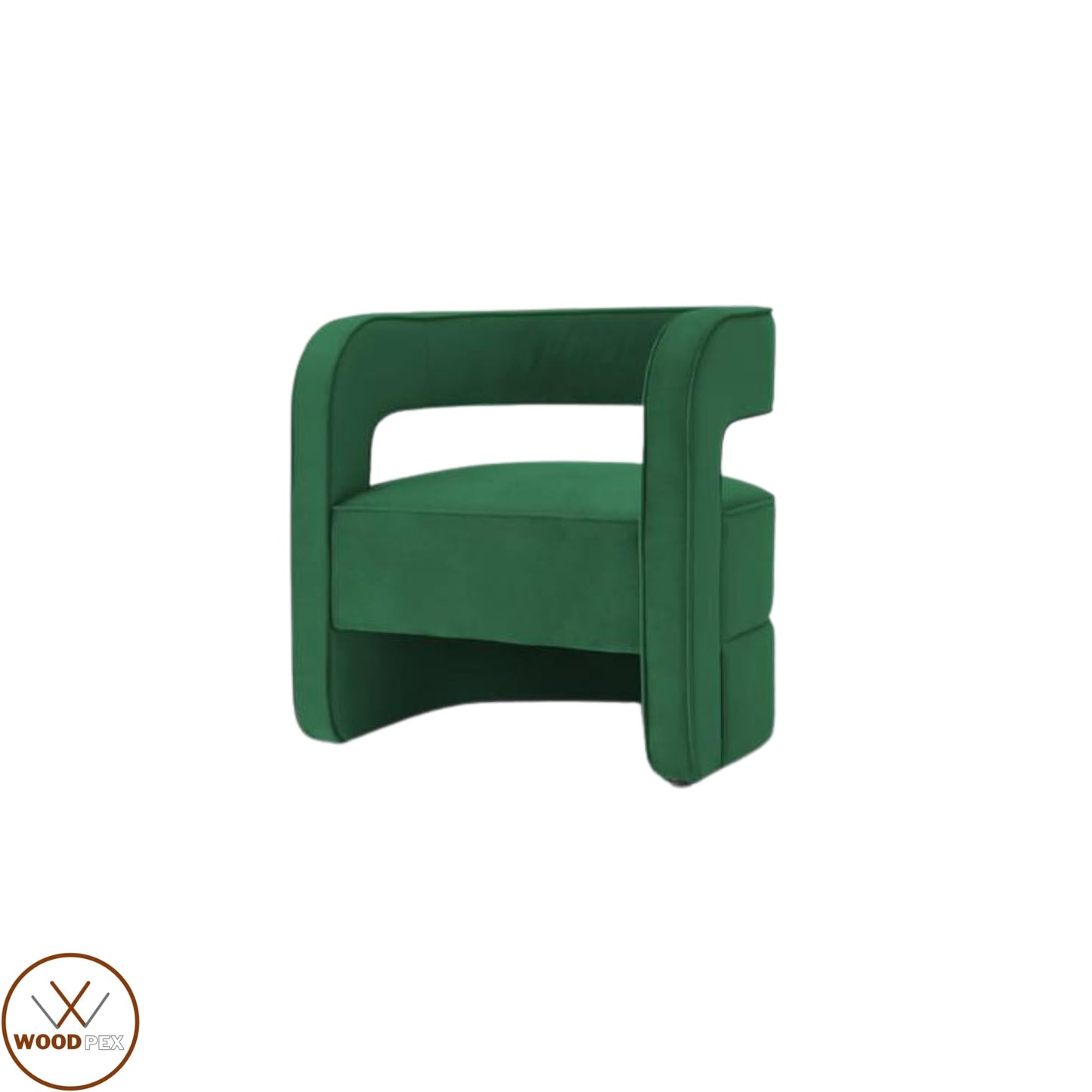 Modern Italian Style Velvet Accent Arm Chair: Versatile Seating for Bedroom, Living Room, Home, Office, and Restaurant (Red, Single Chair)