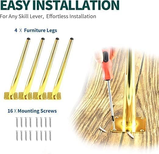 Accent Chair for Living Room, Bedroom Restaurant| Barrel Chair for Living Room with Golden Steel Legs (Style 5, Cream)